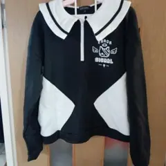 タグ新品★大きな襟が可愛い♪軽フワトレーナー★Ｍ