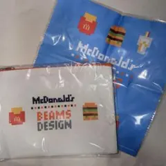 マクドナルド 2025福袋　BEAMS ポーチ、クロス