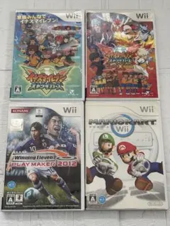 ⭐️24時間以内発送⭐️ Wiiソフトまとめ売り　4本セット　マリカー　ウイイレ