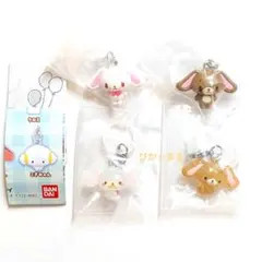 サンリオキャラクターズ　しろうさ　くろうさ　めじるしアクセサリー　4点セット