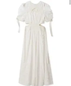 snidel スイッチングデコルテオープンワンピース