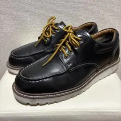 す*り様 REGAL ブラックレザー ワークブーツ 24.5cm 革靴　リーガル