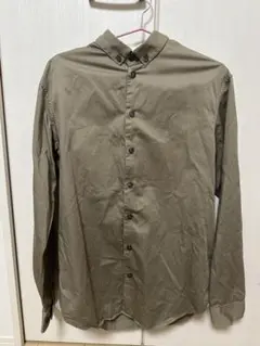 ARMANI COLLEZIONI 長袖シャツ オリーブグリーン