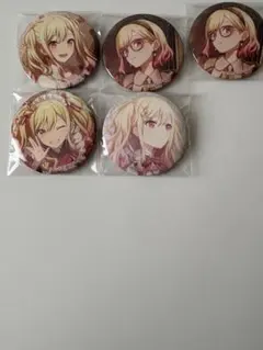 プロセカ　グリッター缶バッジ　天馬咲希