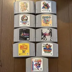 ゼルダ等NINTENDO64 ゲームソフト 9本セット