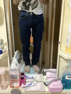 Levis テーパード 502 デニムパンツ W28 L32
