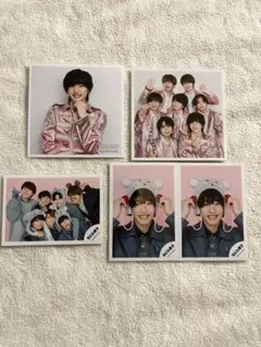 なにわ男子 道枝駿佑 公式写真 5枚 ましかくフォト ミニ