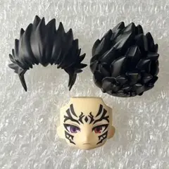 黒髪ショート,髪パーツ＆真剣顔,顔パーツ ねんどろいど シオン ツンツンヘア