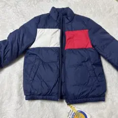 美品TOMMY HILFIGER ダウン　フェザー 104 ネイビー