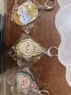 ちいかわ　ラメアクリルキーホルダーセット 3個