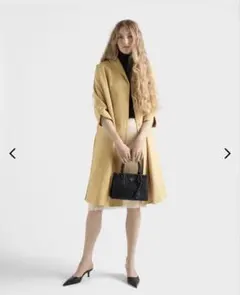 【美品】PRADA プラダ ガレリア サフィアーノ スモール ブラック