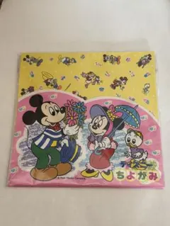 レトロ　東京ディズニーランド　ディズニー　ちよがみ　ミッキー ミニー 4色セット