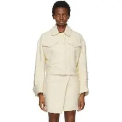 【Acne Studios】BeigeTweedJacket ツイードジャケットのサムネイル