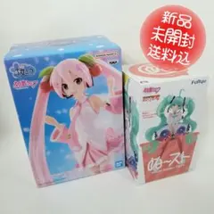【新品未開封 送料込】初音ミク フィギュア 2点セットのサムネイル