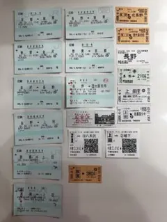 使用済 北陸新幹線 特急券 乗車券 上田電鉄、SR、長野電鉄等乗車券、入場券等のサムネイル