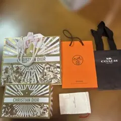 高級ブランドショップ袋3枚セット