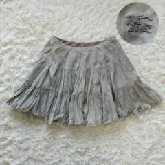 希少✨　バーバリーブルーレーベル　ミニスカート　フレア　Sサイズ　ホースマーク
