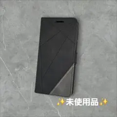 [新品]iPhone14 ブラック 手帳型ケース ストラップ付き