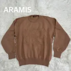 ✨ ARAMIS アラミス ウール100% トップス ニット　ブラウン