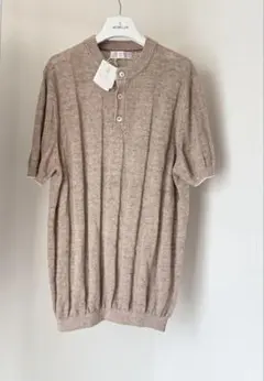 BRUNELLO CUCINELLI リネン コットン混 ヘンリーネックTシャツのサムネイル