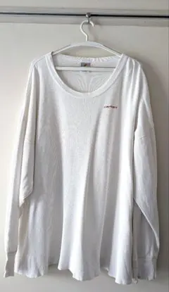 【古着】Carhartt　長袖Tシャツ　USED 4XL メンズ　使用感は説明欄