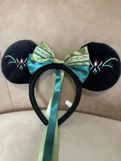 ディズニーシー　アナ　耳カチューシャ（刺繍付き）