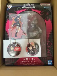 ホロライブ　一番くじ　大神ミオ　フィギュア　缶バッジ　アクリルスタンド