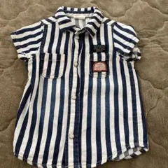 美品！BREEZE 半袖シャツ サイズ90 ストライプ