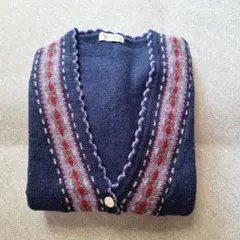 さらにお値下げ❣️レトロ、NEW YORKER ネイビー カーディガン サイズ9