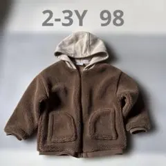 ZARA baby kidsフード付き ボアブルゾンジャケット アウター 100