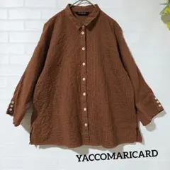 【YACCOMARICARD　ヤッコマリカルド】 ピンタック　シャツ　サイズ2