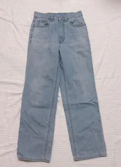 レディース　ライトブルー ストレートデニム Sサイズ