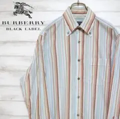 BURBERRY BLACK LABEL ストライプシャツ