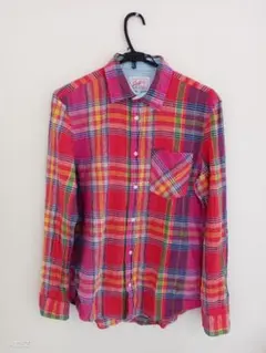 Duffer of St. George チェック柄 長袖シャツ サイズXLのサムネイル