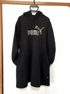 【PUMA 】フード付きオーバーサイズ パーカー（XL）着丈平置き約：81cm