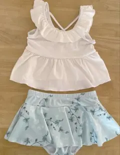 お値下げ！美品　女の子　キッズ　セパレート水着