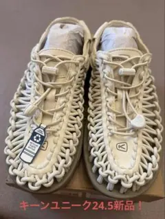 KEEN キーンスニーカーサンダル　ユニーク　ホワイト24.5新品