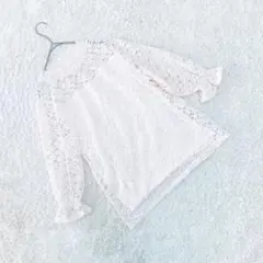 コルゼ C・O・L・Z・A ブラウス (L) レーヨン フリル ガーリー