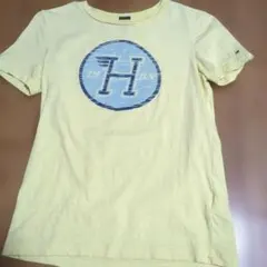 TOMMY HILFIGER H1985 半袖Tシャツ イエローのサムネイル