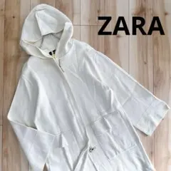 激レア✨ZARA ザラ　ビッグシルエット　コート　ロングコート　フード付きコート
