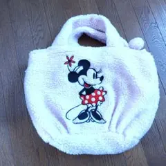 ミニーマウスもこもこピンクバッグ ★ディズニーリゾート★