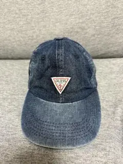 【美品】GUESS デニムキャップ LAロゴ入りのサムネイル