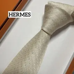 2026年最新】HERMES カラー：ホワイト系 ネクタイの人気アイテム