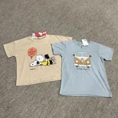 スヌーピー バス Tシャツ2枚セット