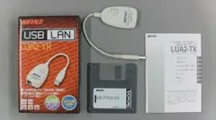 BUFFALO LUA2-TX USB LANアダプタ 箱・FD付