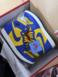 Nike Air Jordan 1 青/黄 ハイカット箱あり