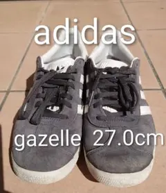adidas Gazelle スニーカー 27.0cm グレー/ホワイト