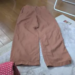 ユニクロ　ブラウン カジュアルパンツ コットン