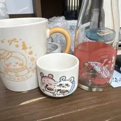 ちいかわ 食器 3点セット マグカップ 牛乳瓶 おちょこ