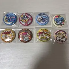 ナルミヤキャラクターズ　刺繍缶バッジビスケット　エンジェルブルー